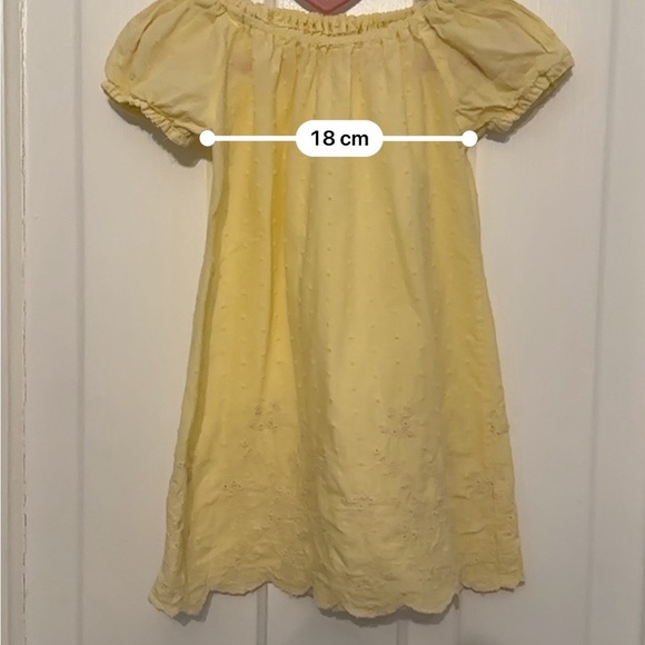 Vintage kids yellow dress and pantaloon set size approx 18-24 months - Picture 3 of 3